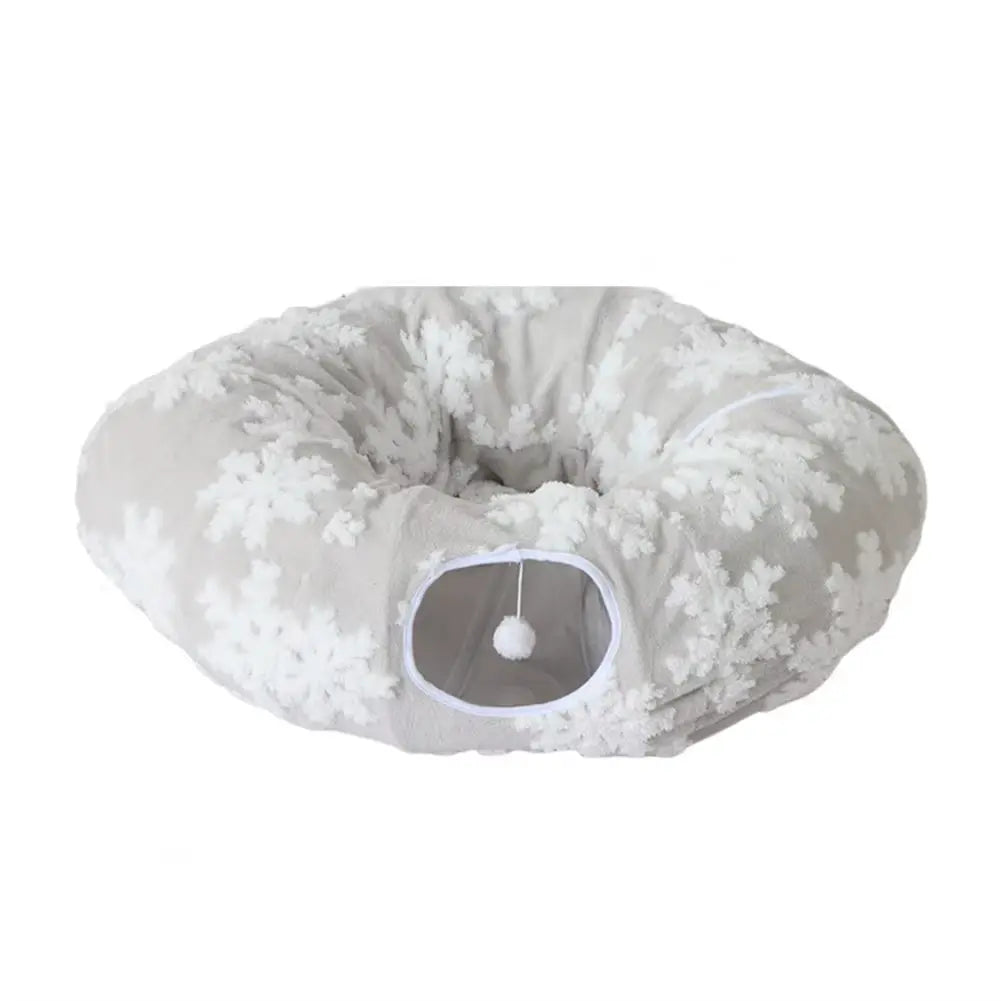 Plush Donut Tunnel Bed for Dogs | Cozy Burrow & Play Tunnel | Perfect for Dachshunds & Small Dogs 🌭 Beetlesshops