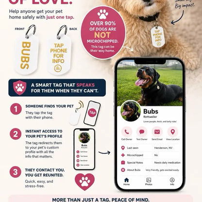 Custom Emergency Pet Tag