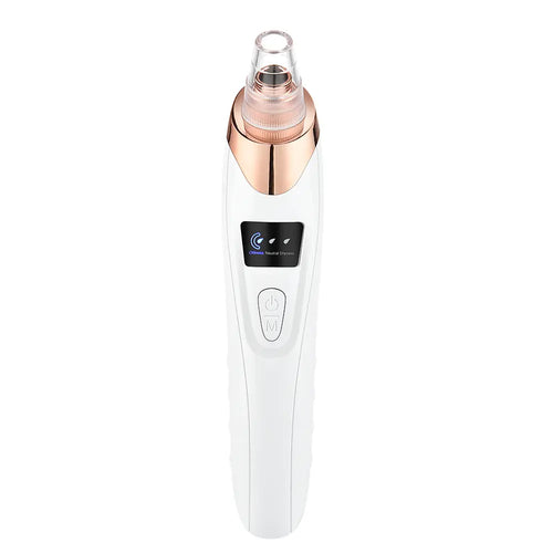 2026 Newest Blackhead Remover Pore Vacuum USB Rechargeable Blackhead Extractor with 4 Replacement Tips for Effective Skin Care Heat Compression Leg Massager Skincare Gadgets