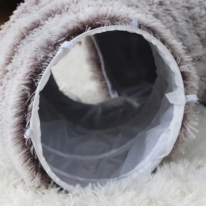 Plush Donut Tunnel Bed for Dogs | Cozy Burrow & Play Tunnel | Perfect for Dachshunds & Small Dogs 🌭 Beetlesshops